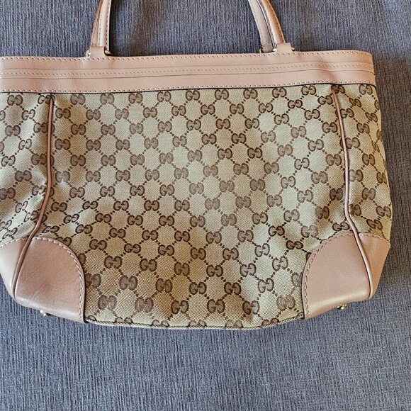 Gucci GG Canvas & Leather Mayfair Tote Bag Comes With 100 % COA - Picture 10 of 14